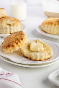 Homestyle Buttermilk Biscuits | The BakerMama