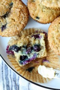 Ultra Moist Banana Blueberry Muffins