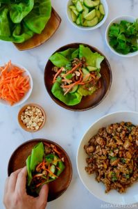 30-Minute Chinese Chicken Lettuce Wraps