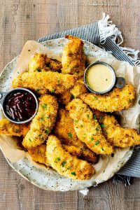 Baked Chicken Tenders {Crispy} – Two Peas & Their Pod