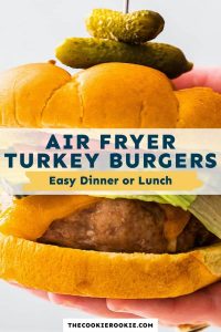 Air Fryer Turkey Burgers – The Cookie Rookie®