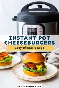 Instant Pot Hamburgers – The Cookie Rookie®