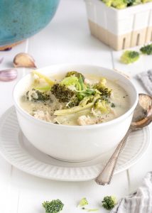 Broccoli Cheddar Chicken Soup – The BakerMama