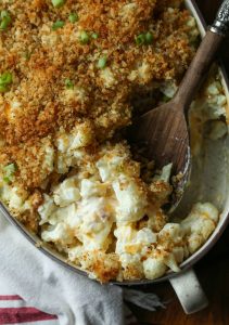 Loaded Cheesy Cauliflower Casserole Recipe