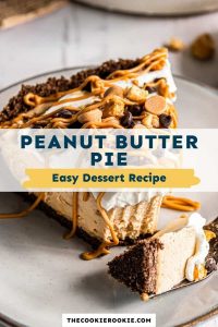 Peanut Butter Pie – The Cookie Rookie®