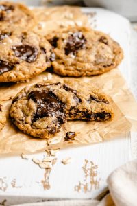 Brown Butter Oatmeal Chocolate Chunk Cookies