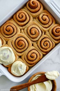 Make-Ahead Cinnamon Rolls with Cream Cheese Frosting