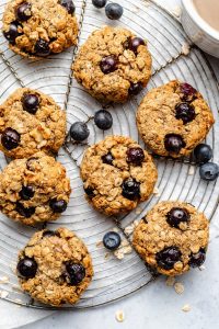 The Best Blueberry Breakfast Cookies (vegan & GF)