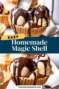 Homemade Magic Shell – The Cookie Rookie®