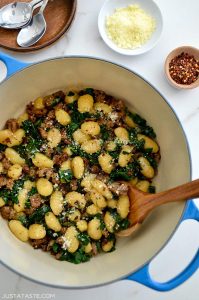 One-Pot Gnocchi with Sausage – Just a Taste