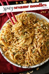 Easy & Spicy Sesame Noodles