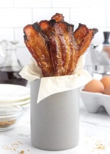 Baked Maple Brown Sugar Bacon