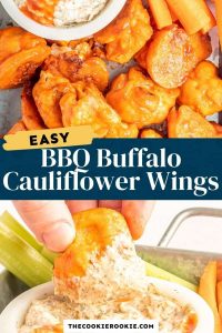 Buffalo Cauliflower Wings – The Cookie Rookie®