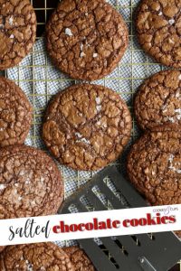 Salted Chocolate Cookies | Cookies and Cups
