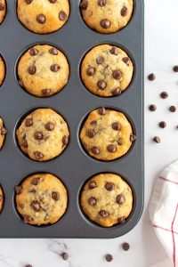 Banana Chocolate Chip Muffins – The BakerMama