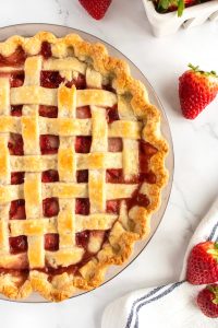 Fresh Strawberry Pie – The BakerMama