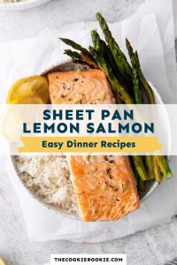 Sheet Pan Lemon Salmon – The Cookie Rookie®