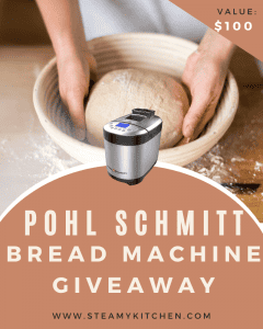 Pohl Schmitt Bread Machine Giveaway • Steamy Kitchen Recipes Giveaways