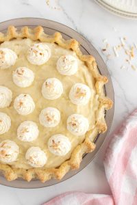 Coconut Cream Pie – The BakerMama