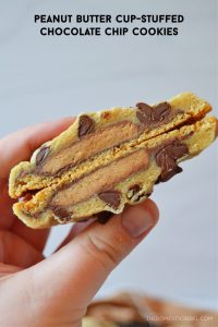 Peanut Butter Cup-Stuffed Cookies | The Domestic Rebel