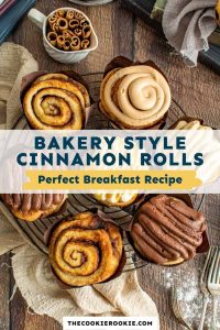 Bakery Style Cinnamon Rolls – The Cookie Rookie®