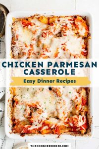 Chicken Parmesan Casserole – The Cookie Rookie®