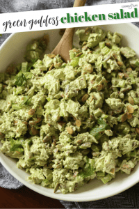Green Goddess Chicken Salad | Cookies and Cups