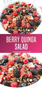 Berry Quinoa Salad – Two Peas & Their Pod
