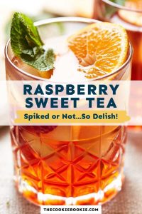 Raspberry Sweet Tea (Spiked or Not)