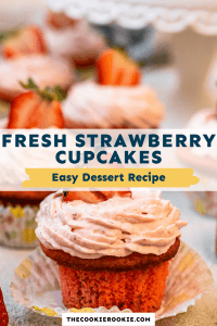 Strawberry Cupcakes – The Cookie Rookie®