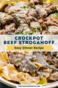 Crockpot Beef Stroganoff – The Cookie Rookie®