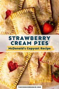 Copycat McDonald’s Strawberry Cream Mini Pies
