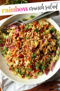 Thai Style Rainbow Crunch Salad