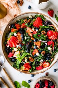 Berry Kale Salad – Two Peas & Their Pod