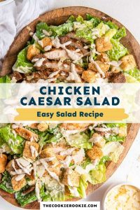 Chicken Caesar Salad – The Cookie Rookie®