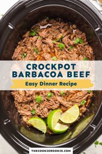 Crockpot Barbacoa Beef – The Cookie Rookie®