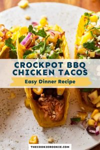 Crockpot BBQ Chicken Tacos – The Cookie Rookie®