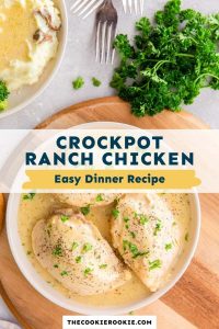 Crockpot Ranch Chicken – The Cookie Rookie®
