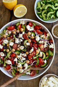Greek Cucumber Tomato Salad – Just a Taste
