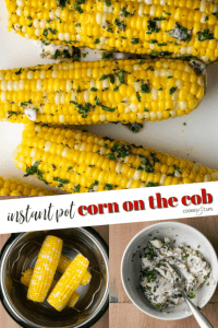 Instant Pot Corn on the Cob with Herb Butter