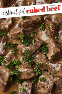 Easy Instant Pot Cubed Beef Recipe