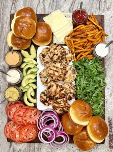 Turkey Burger Board – The BakerMama