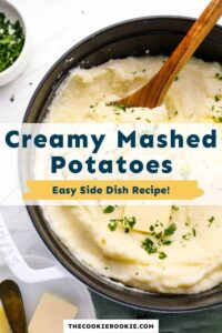 Creamy Mashed Potatoes – The Cookie Rookie®
