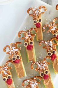 Rudolph the Red-Nosed Reindeer Celery Sticks