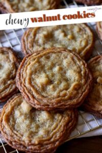 Chewy Walnut Cookies – Cookies and Cups