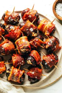 3-Ingredient Bacon Wrapped Dates | Gimme Some Oven
