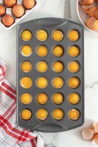 How to Cook Runny Eggs in a Mini Muffin Pan