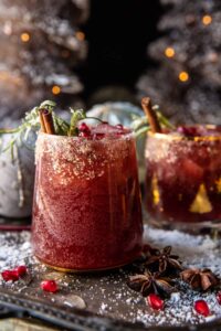 Whoville’s Spiced Up Christmas Margarita (with mocktail).