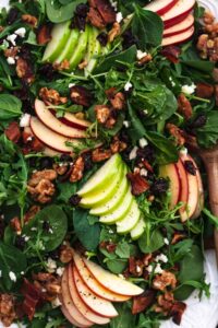 Apple Cranberry Walnut Salad – Creme De La Crumb
