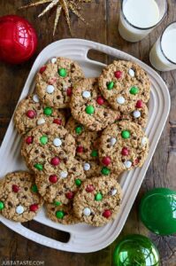 Christmas Monster Cookies – Just a Taste